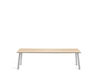 Run Bench 3-Sitzer Bank Emeco Aluminium/Akkoya
